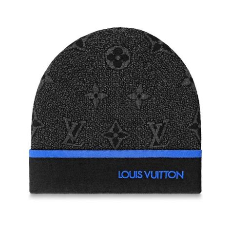 blue lv beanie|blue louis vuitton beanie.